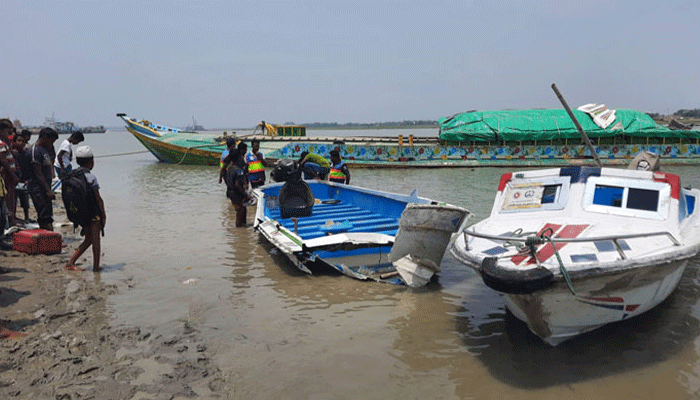 মাঝ নদীতে দুই স্পিডবোটের সংঘর্ষ, নিহত বেড়ে ৩